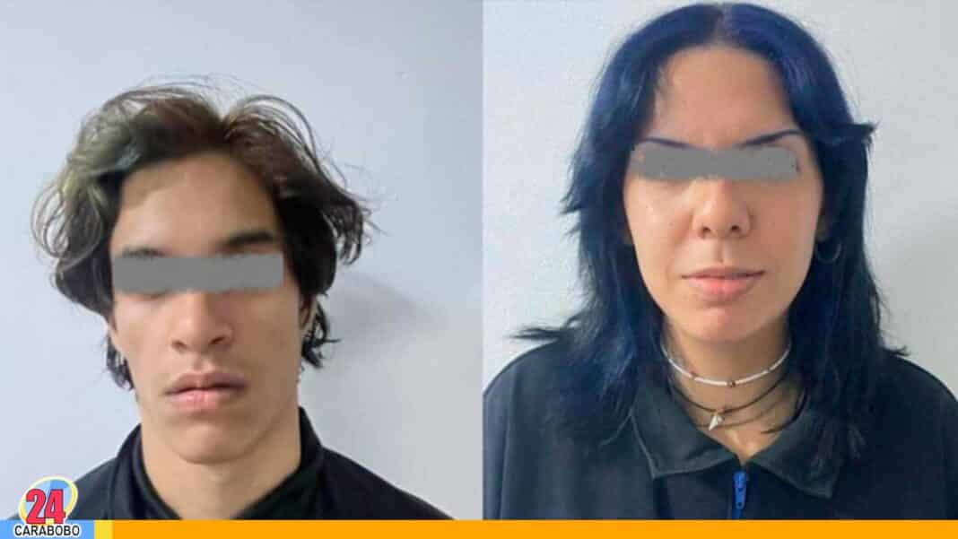 Pareja detenida amarrada a niña