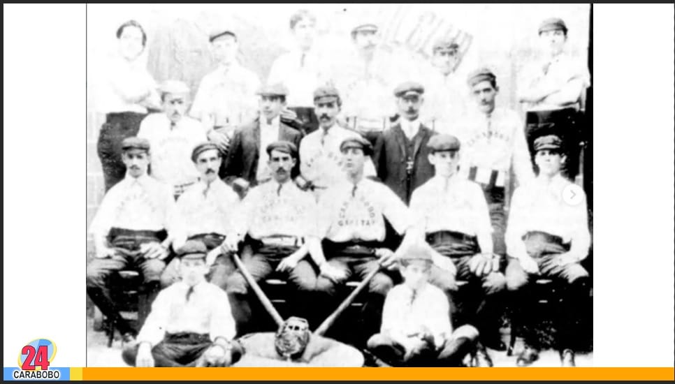 El primer equipo de beisbol en Valencia