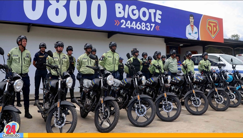 Policía Municipal de Bejuma recibió dotación