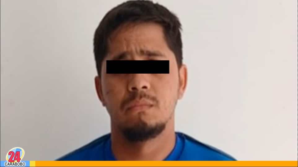 Presunto integrante de la banda Los Jardineros de Mariara