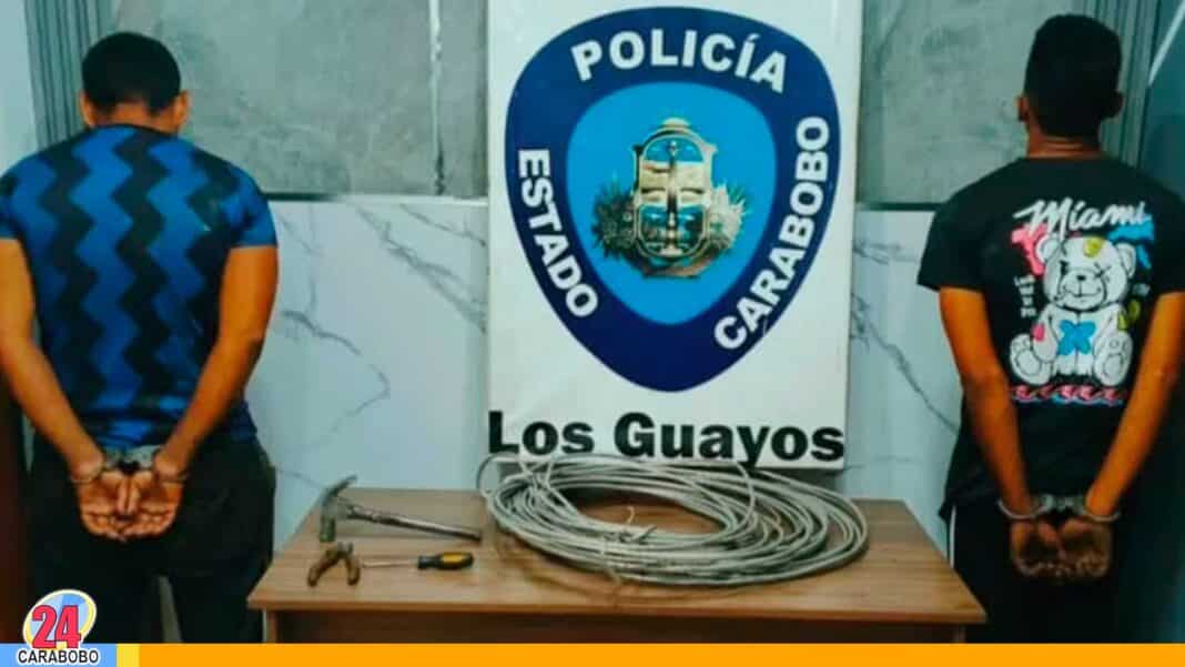 Detenidos hurto en Los Guayos