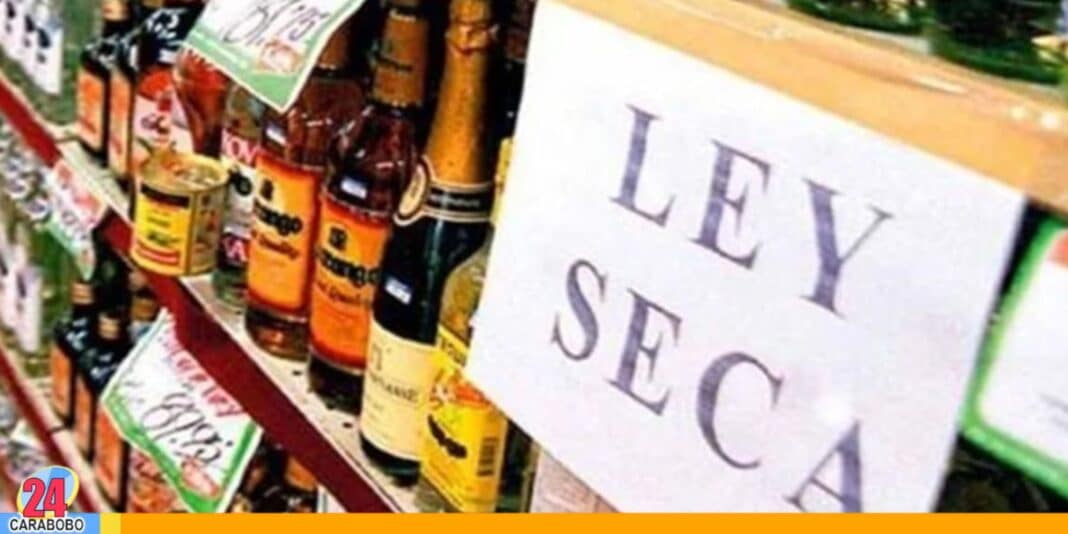Ley seca comicios electorales