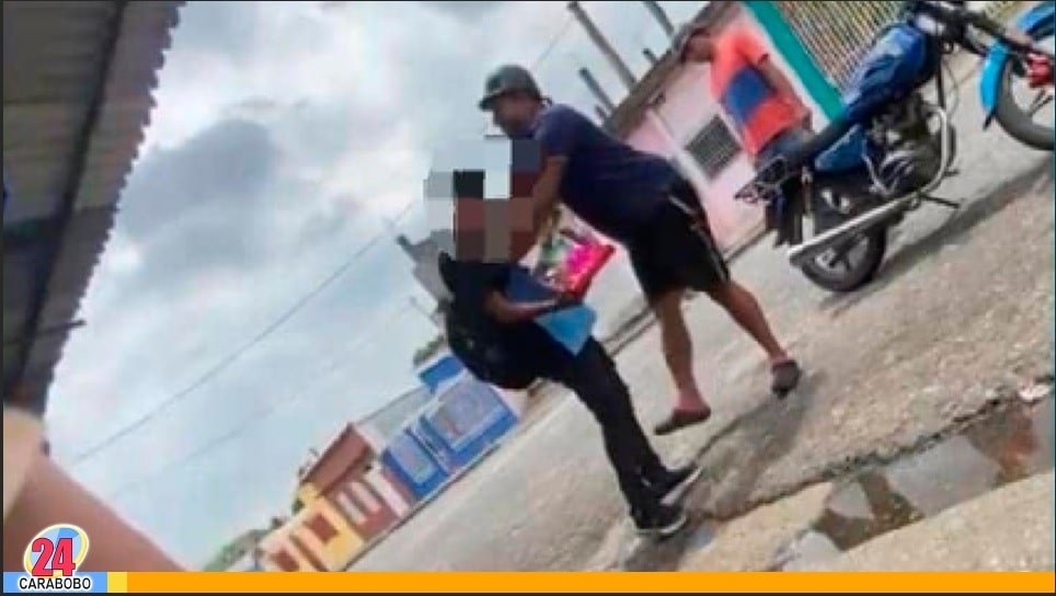 Agredió a un menor de edad