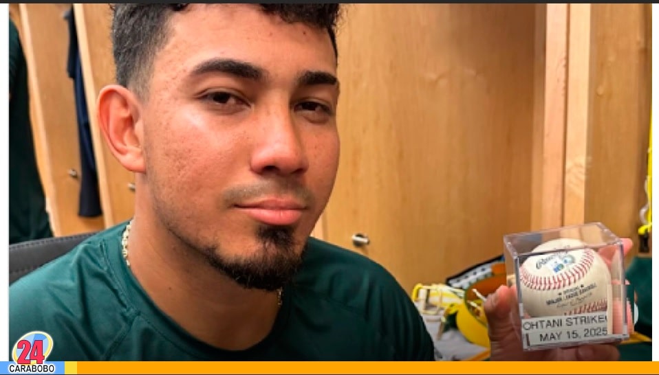 Venezolano Johnny Pereda ponchó a Shohei Ohtani