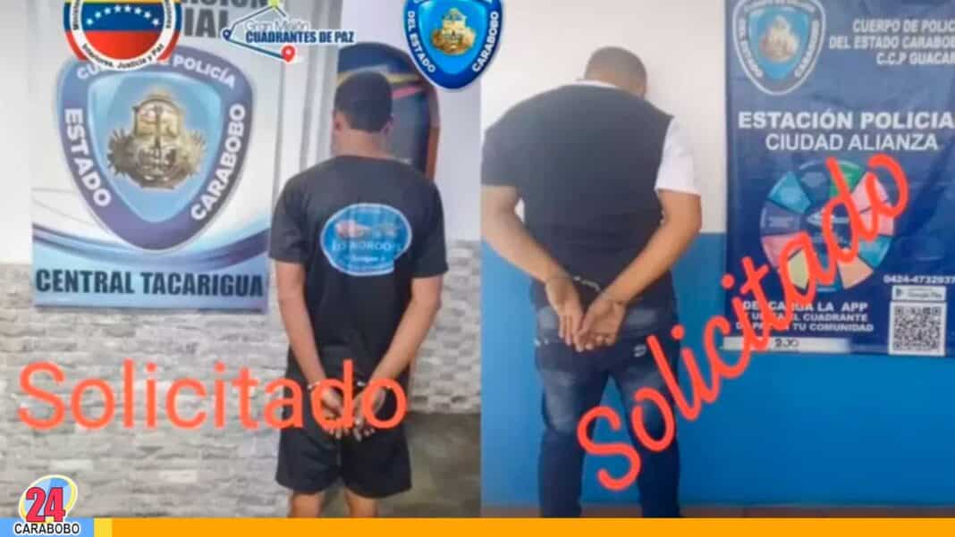 Policarabobo capturó a cuatro sujetos
