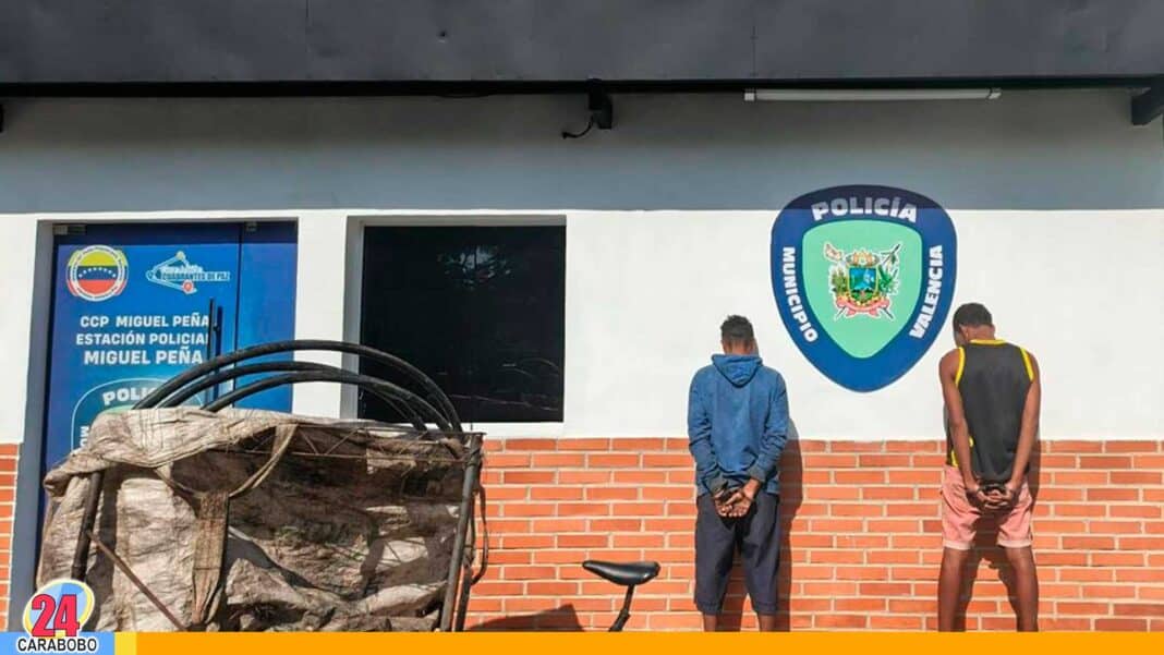 Policía de Valencia capturó hombres hurto