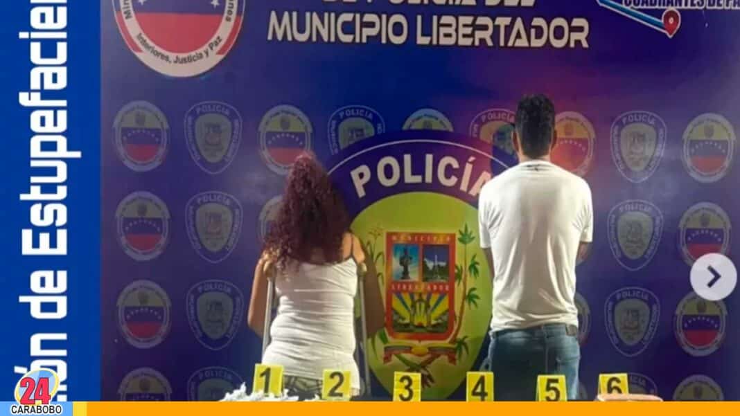 Policía del Libertador capturó pareja
