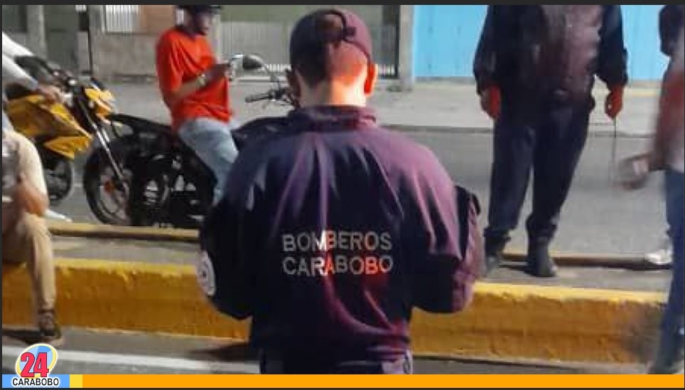 Choque de motos en Naguanagua