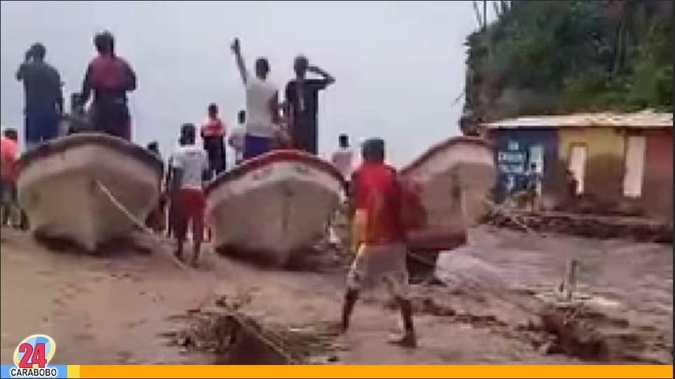 Choroní luego de las lluvias