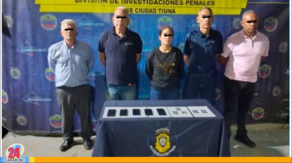 Cinco personas detenidas en Caracas