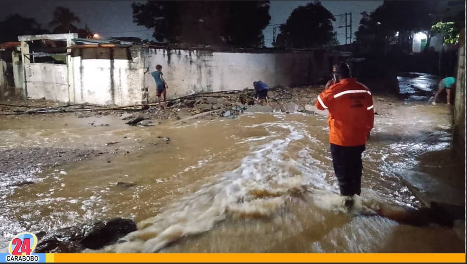 Intensas lluvias en Puerto Cabello