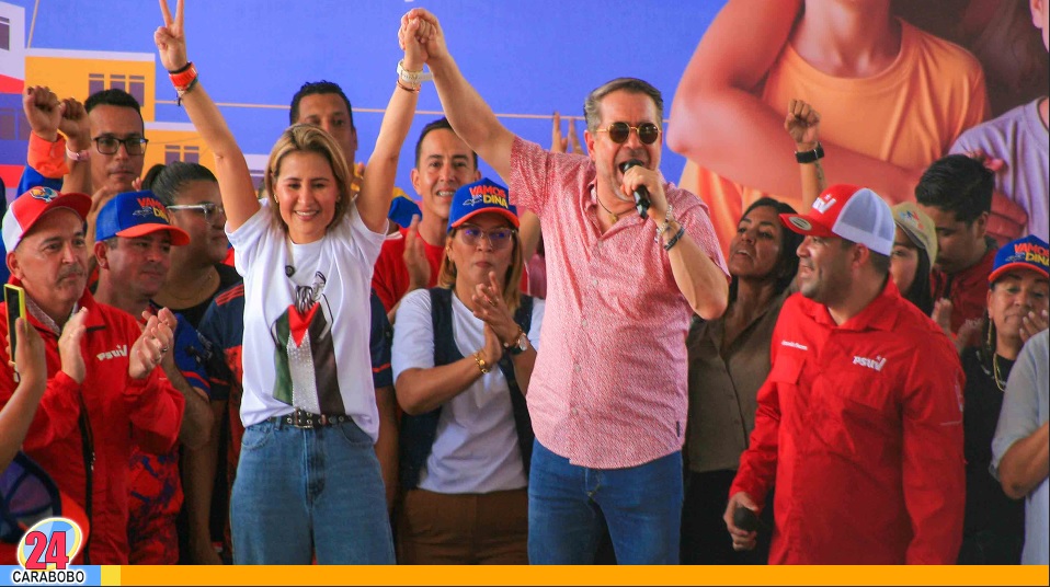 Lacava juramentó el comando de campaña de la candidata Dina Castillo en Valencia