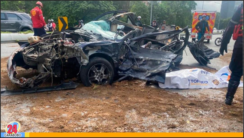 Accidente de tránsito en Caracas