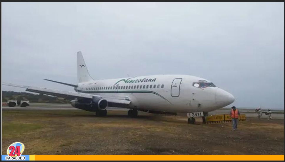 Avión de la línea aérea Venezolana