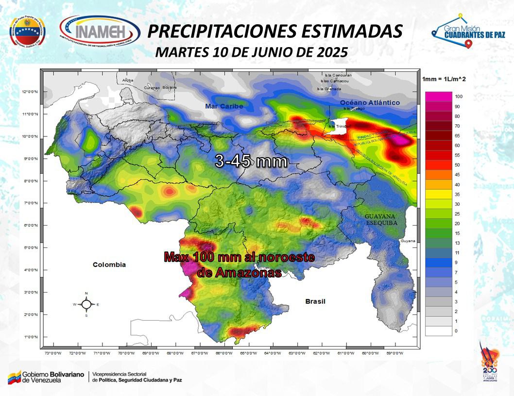 Clima hoy 10 de junio de 2025