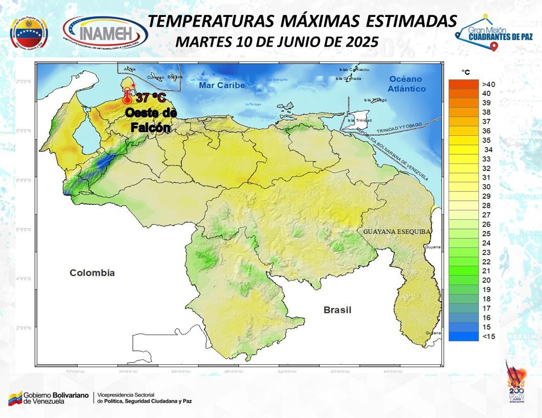 Clima hoy 10 de junio de 2025
