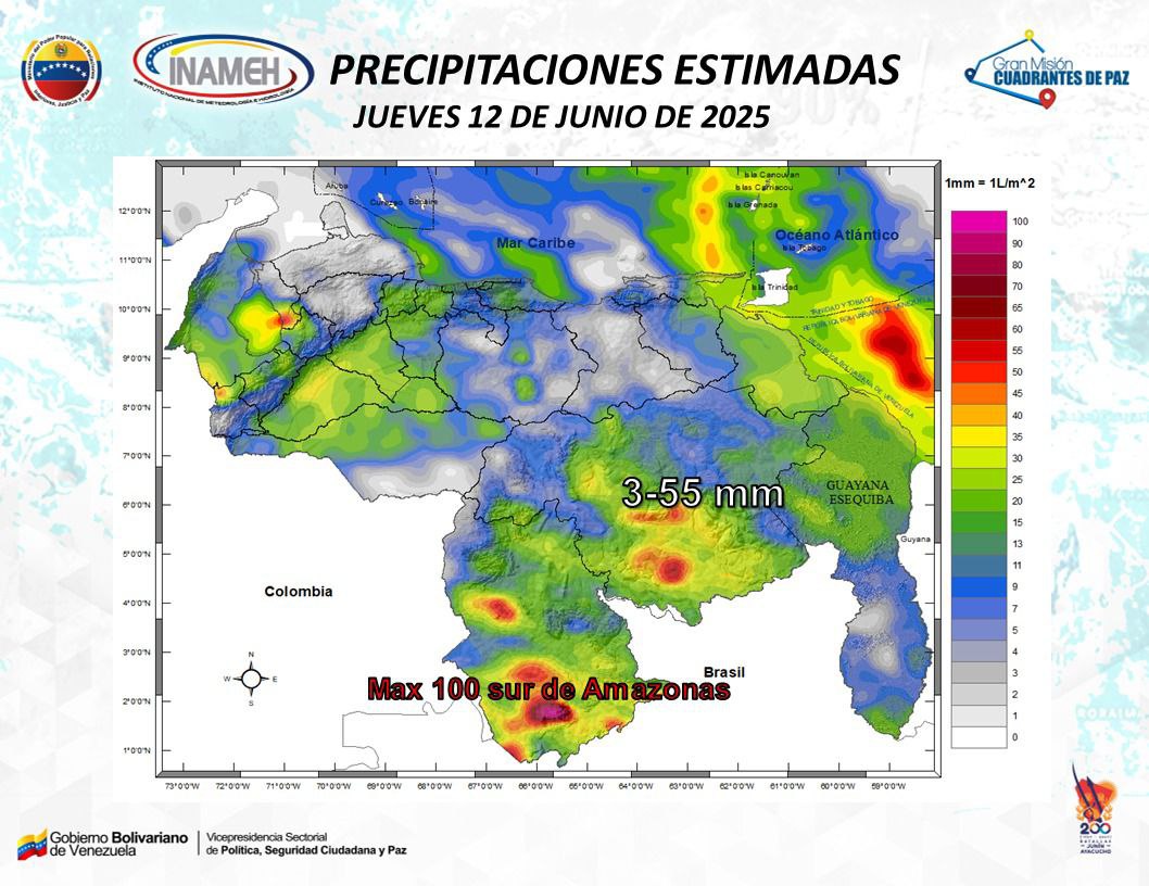 Pronóstico del tiempo hoy 12 de junio de 2025