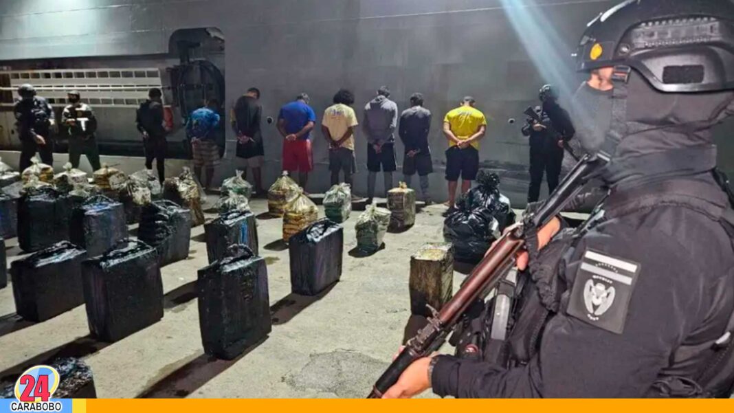 Incautan droga costas venezolanas