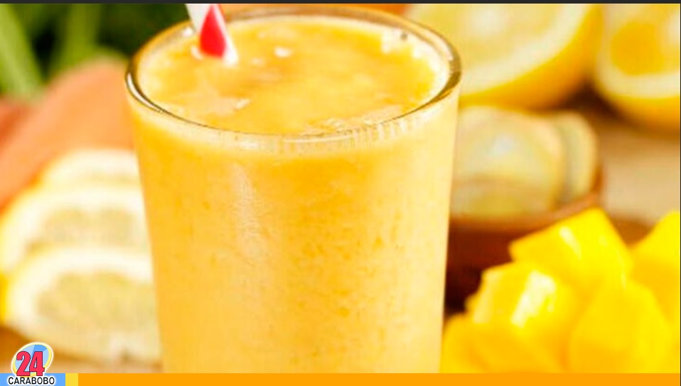 tomar jugo de mango