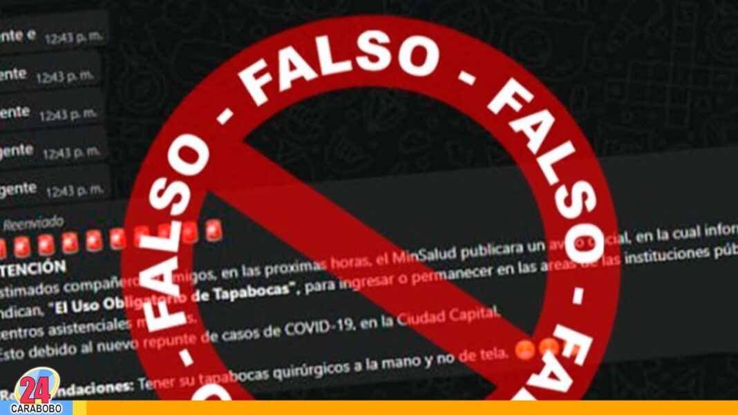 Ministerio de Salud desmiente mensajes virales 
