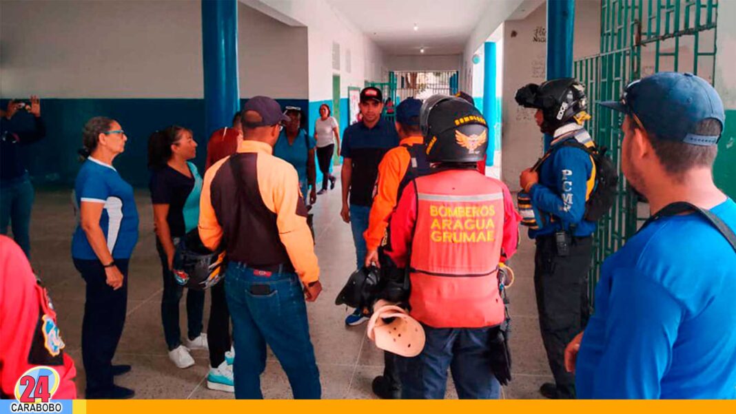 Personas intoxicadas colegio de Aragua