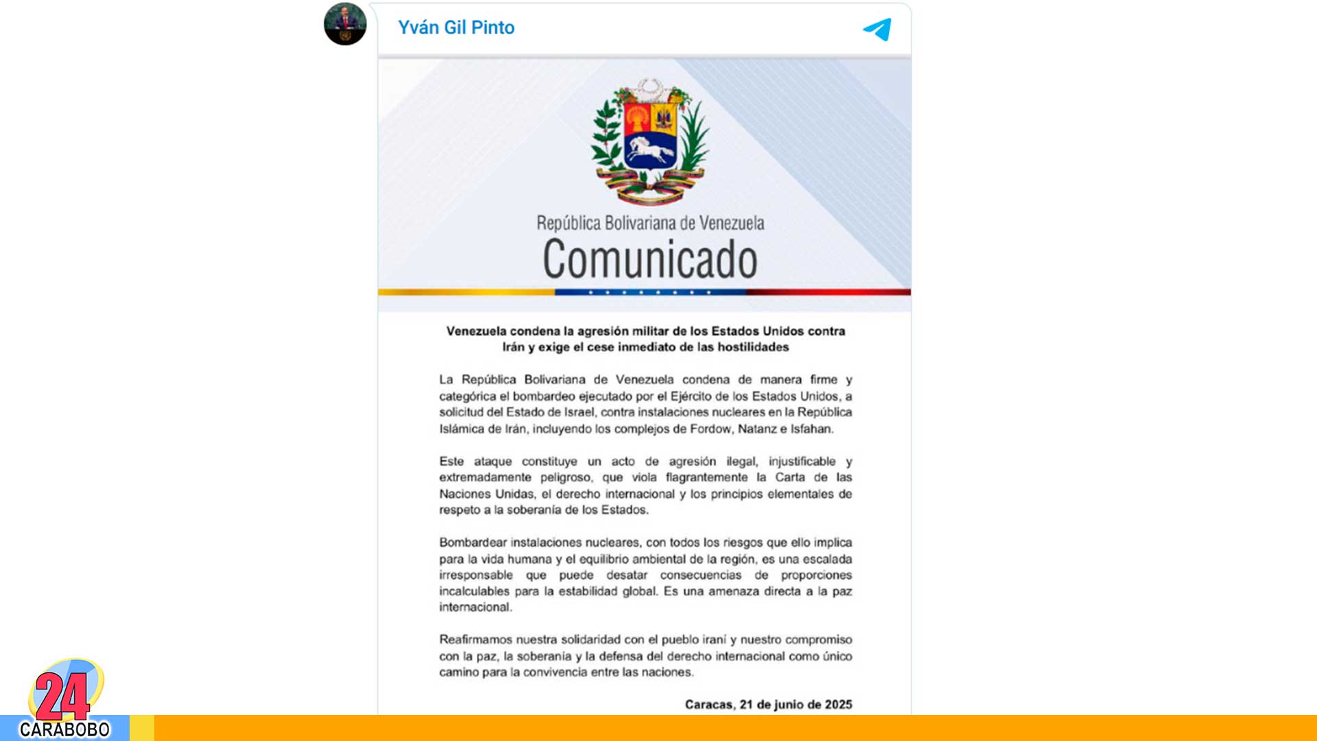 agresión militar EEUU contra Irán