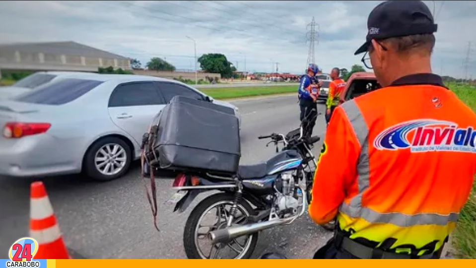 Motorizado lesionado tras accidente en la ARC