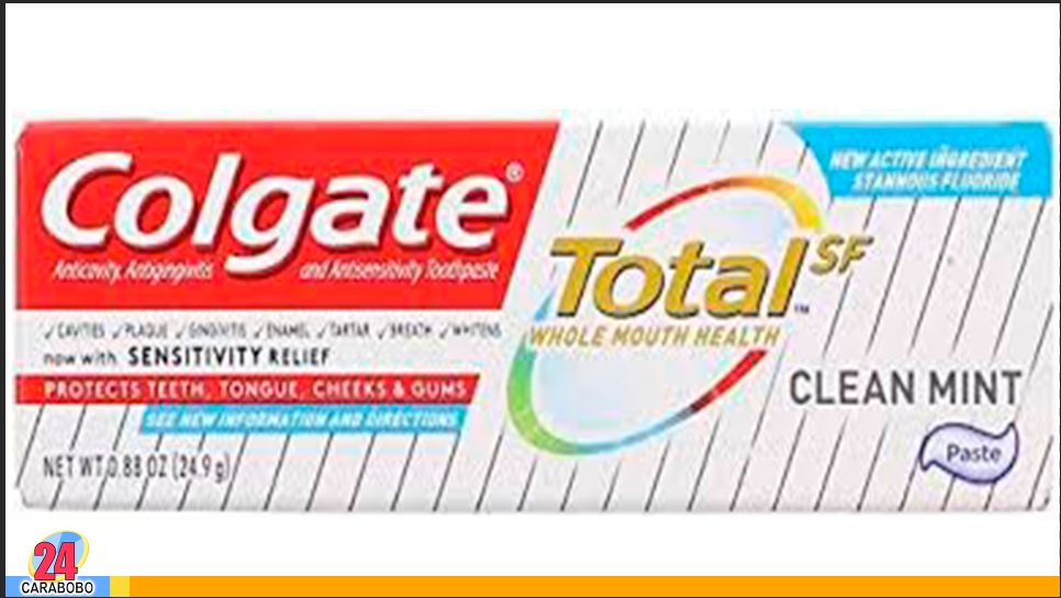 Colgate Total Clean Mint está prohibida