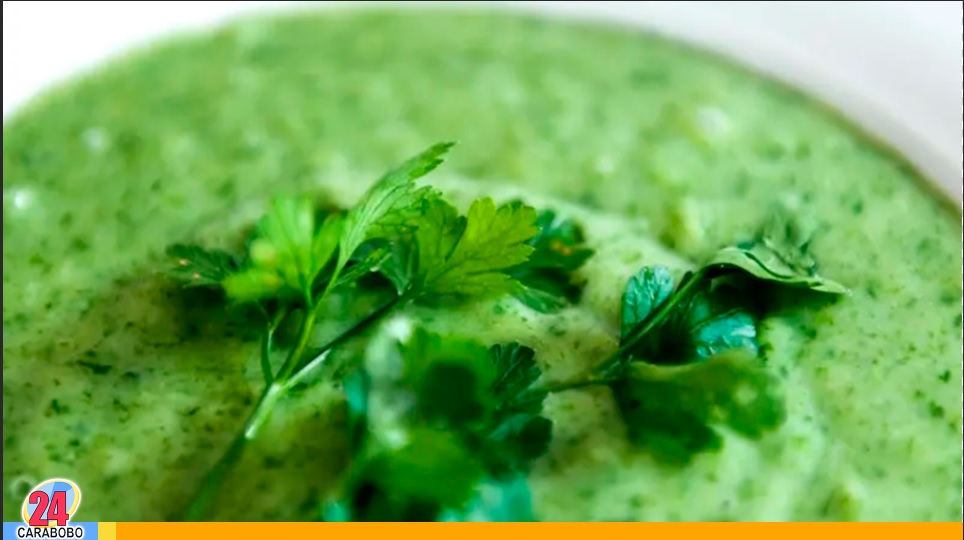 mousse de cilantro