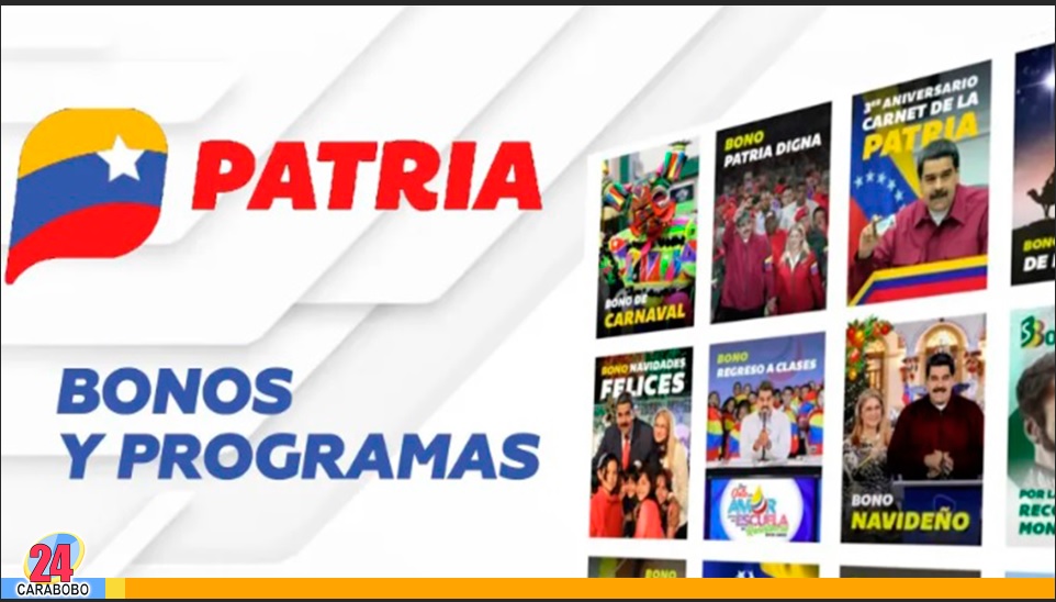 Números oficiales del Sistema Patria