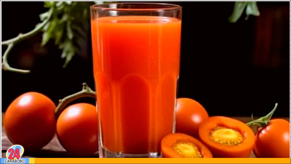 tomar jugo de tomate de árbol