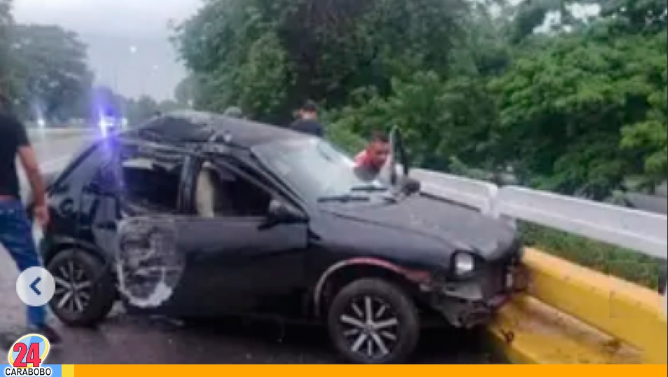 Cuatro personas lesionadas en Carabobo