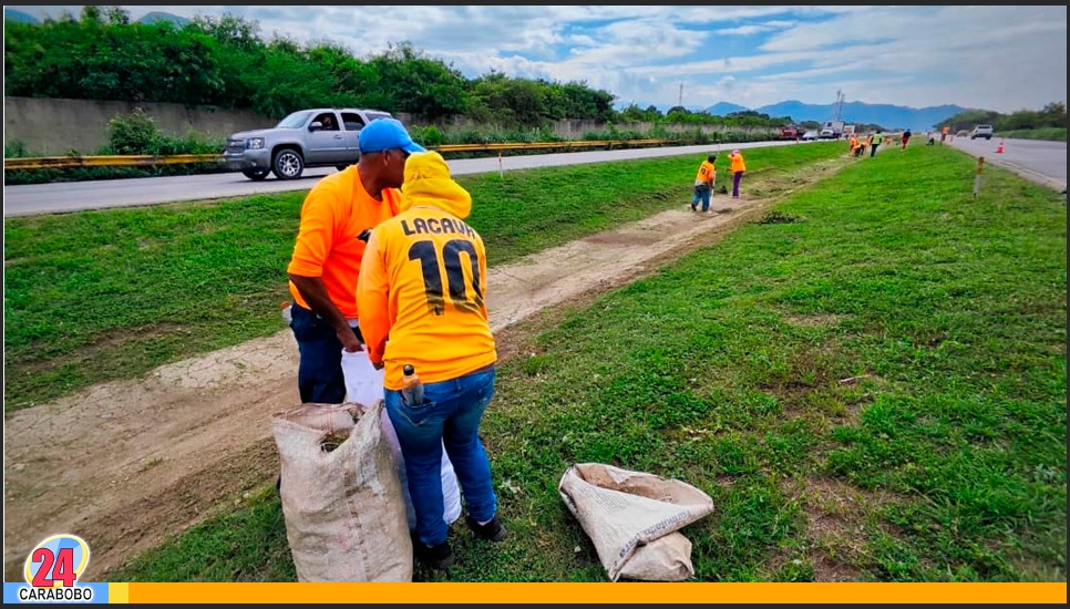 limpieza y mantenimiento en tramos de la ARC