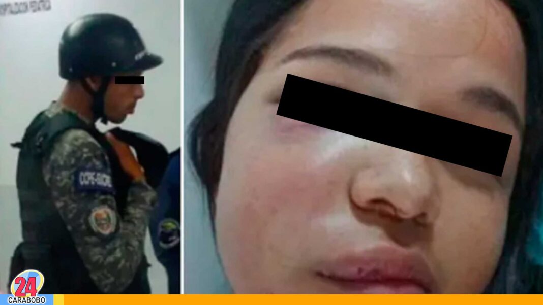 Detenido PNB golpear mujer