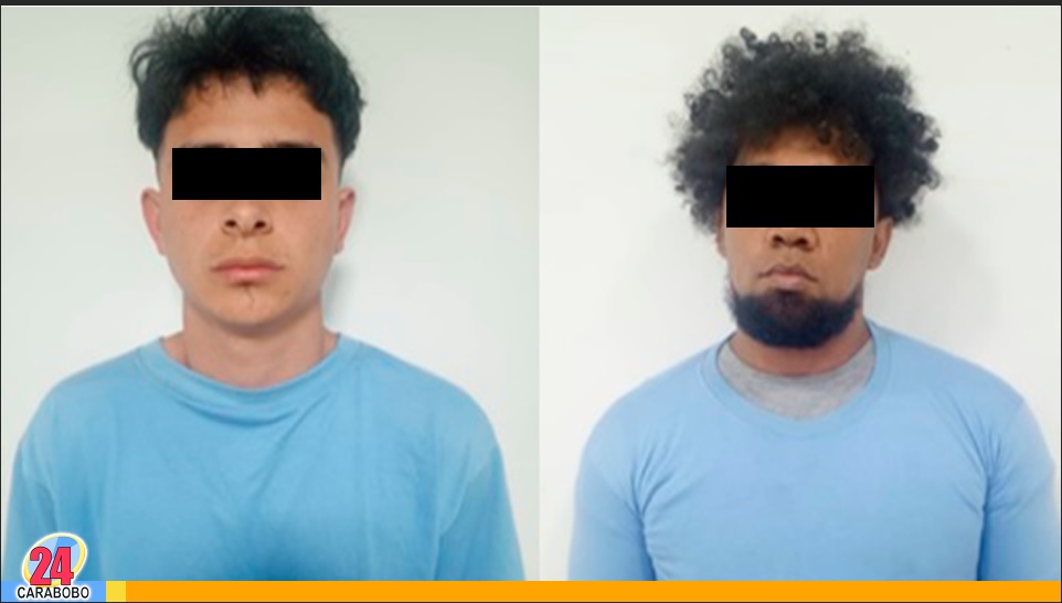 Detenidos dos hombres en Caracas