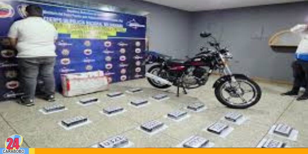 dos sujetos 20 kilos de cocaína Táchira