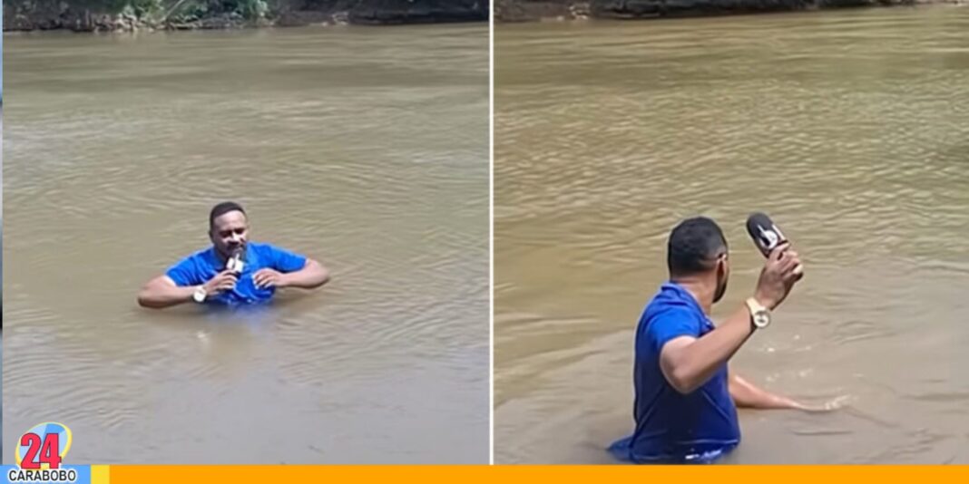 Periodista pisa el cuerpo niña desaparecida