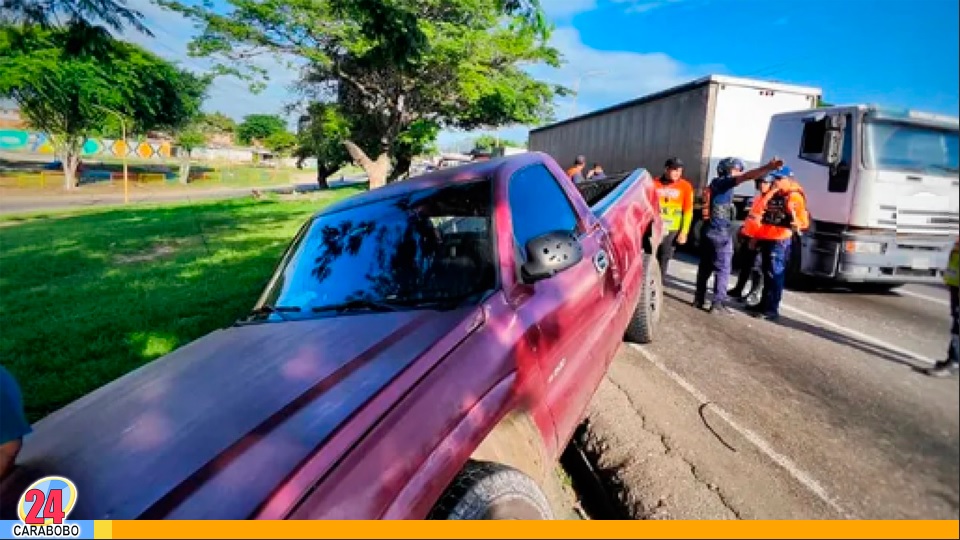 Hecho vial en la Autopista Sur