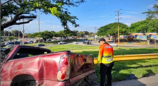 Hecho vial en la Autopista Sur