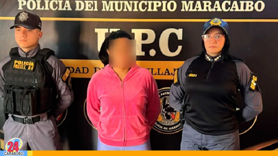 Mujer fue detenida a su hija