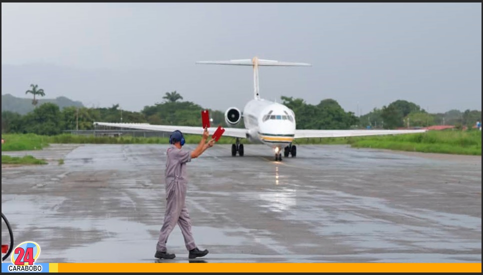Carabobo inaugura ruta aérea Valencia La Habana