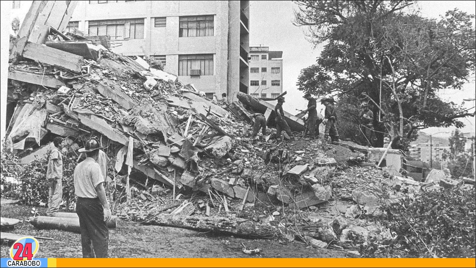 terremoto que estremeció a Caracas