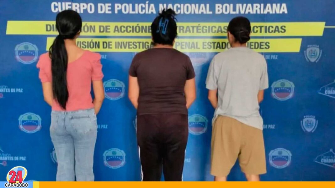 Tres mujeres detenidas por abuso sexual
