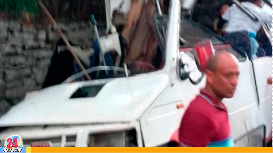 Accidente de bus en Caracas