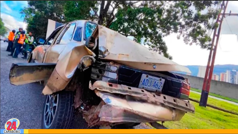 Accidente de tránsito en la Autopista del Este