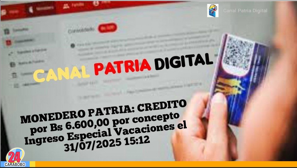 Ingreso Especial de Vacaciones