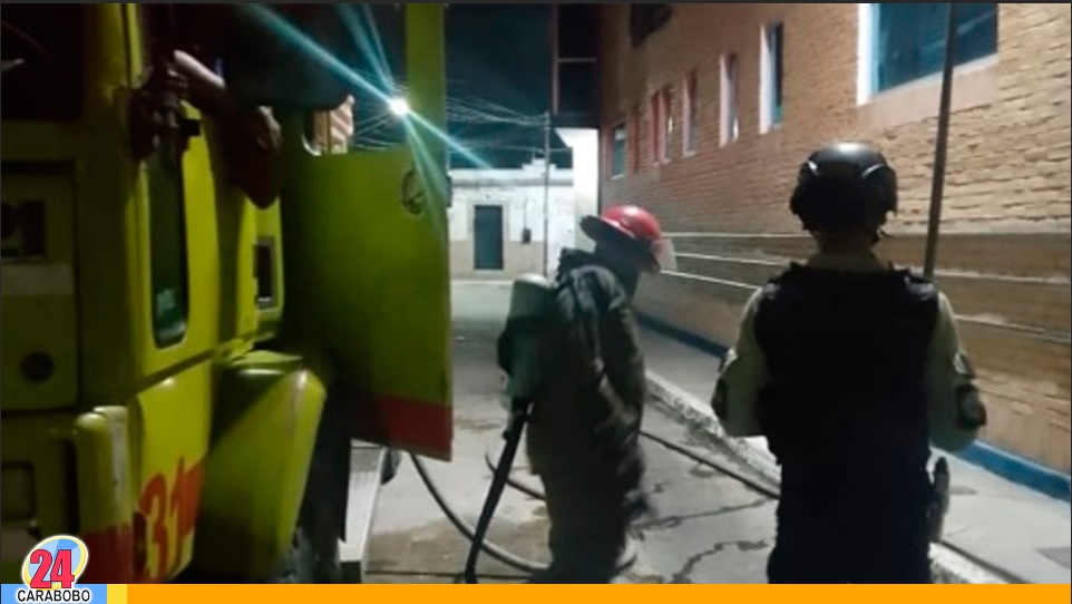 Incendio en una clínica de Puerto Cabello