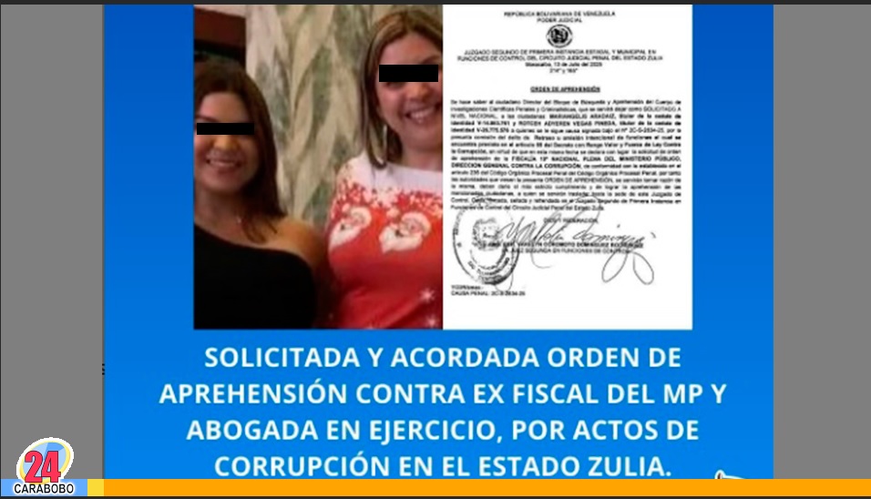 Orden de aprehensión contra ex fiscal del Ministerio Público en el estado Zulia