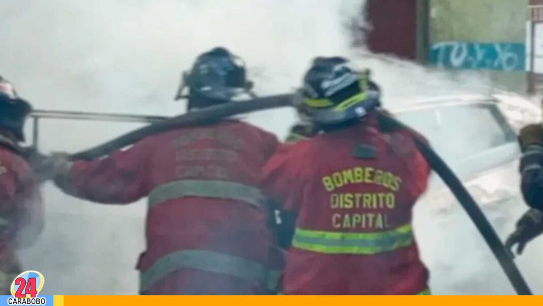 fallecido incendio accidente Caracas