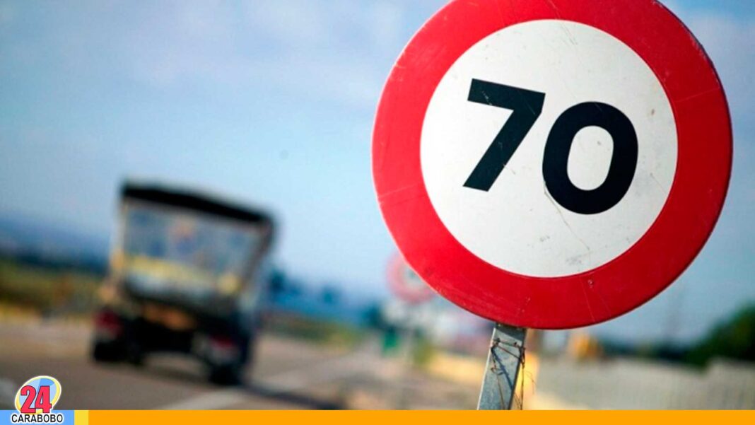 velocidad obligatorias para transporte